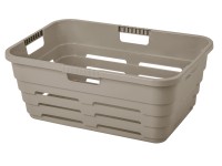 Tontarelli Kôš na čistú bielizeň MAYA s otvormi sivohnedá, 55 x 38 x 22 cm, 32 l Tontarelli Kôš na čistú bielizeň MAYA s otvormi sivohnedá, 55 x 38 x 22 cm, 32 l