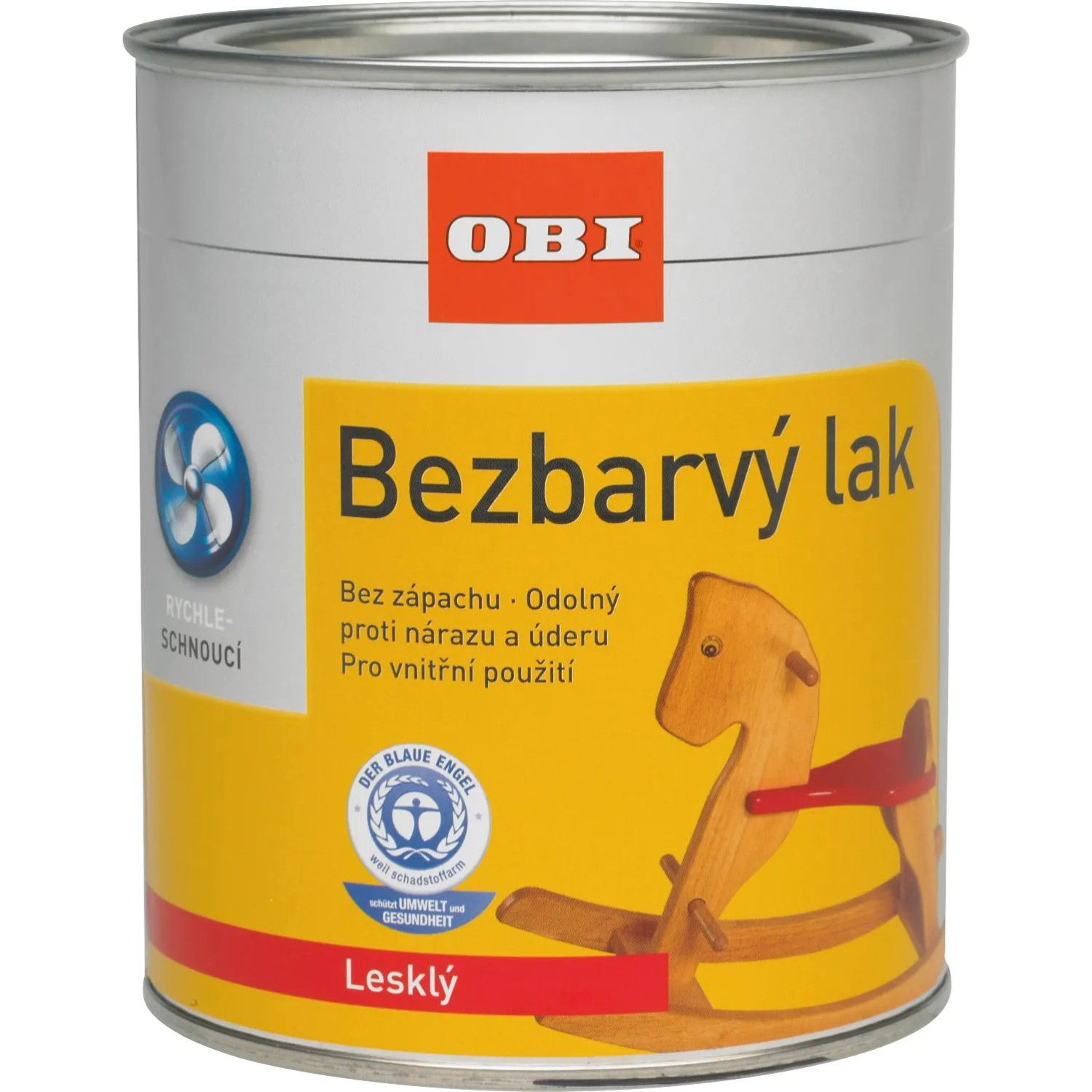 E-shop OBI Bezfarebný lak na drevo lesklý 375 ml