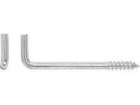 Skrutkovací hák pozinkovaný rovný M4 x 40 mm, 6 ks