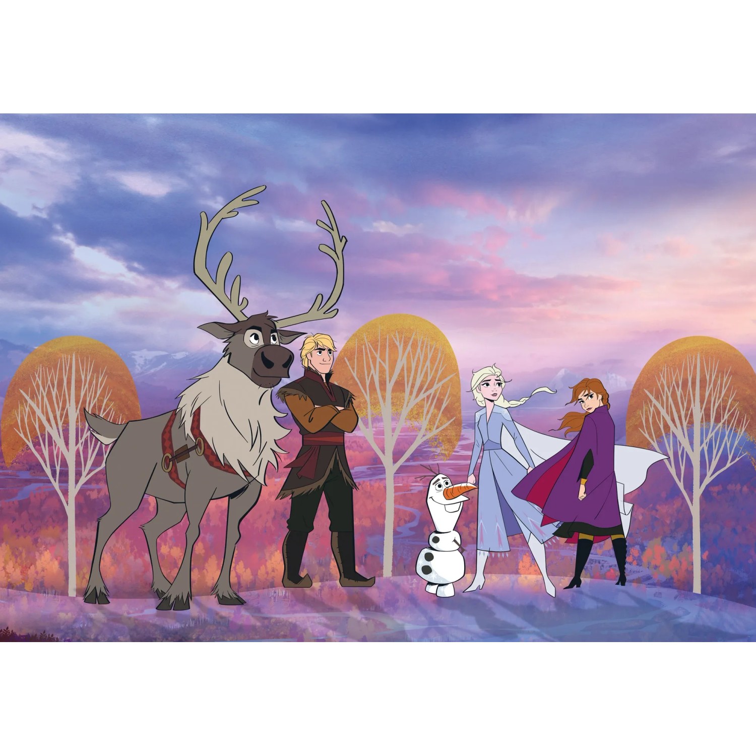 E-shop Komar Vliesová fototapeta Frozen Autumn Forest 400 x 280 cm