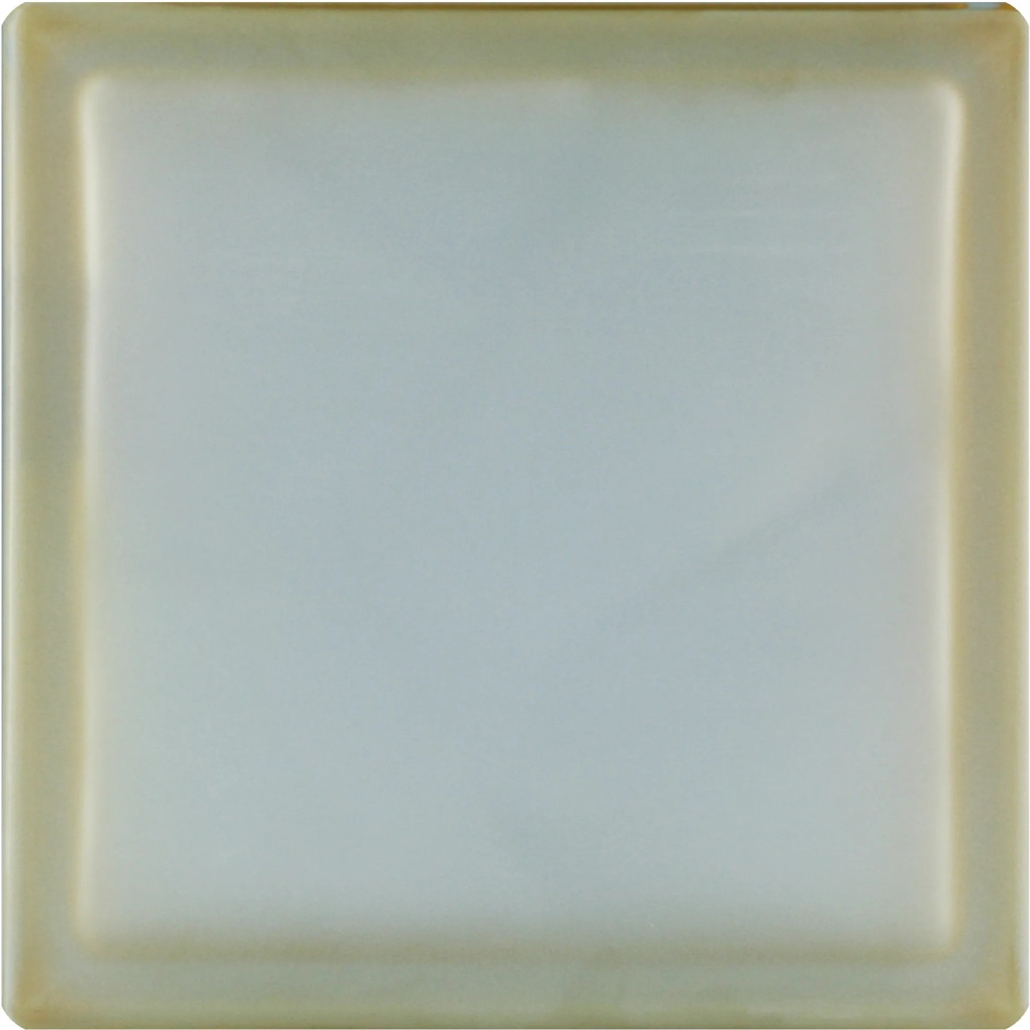 Fuchs Design BM glazen stenen, volledig zicht, donkergrijs, glazen steen, eenzijdig gesatineerd, 19 x 19 x 8 cm, 6 stuks