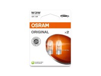 OSRAM Pomocná autožiarovka Original so skl.nástr.päticou W3W, 12V, 2ks (BLI ECO)
