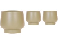 Keramický kvetináč Ancient rôzne farby pr. 9 x 10 cm