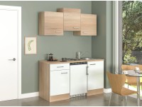 Flex-Well Kuchyňa Florida 150 cm/typ 4 - chladnička/varná doska