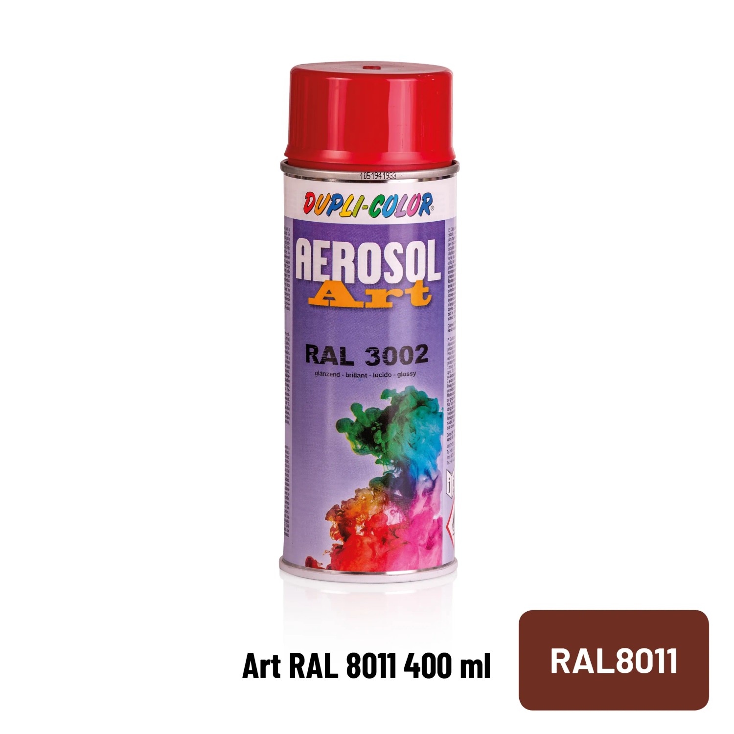 E-shop DUPLI-COLOR Lak v spreji AEROSOL ART (8011) oriešková hnedá 400 ml