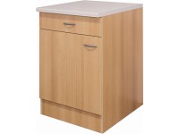 Flex-Well Kuchynská skrinka Nano spodná, zásuvky + dvierka, 60 x 85 x 57,1 cm