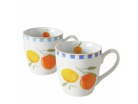 Boltze Jumbo hrnček s uchom Fruits rôzne druhy 480 ml, 10 x 10 x 14 cm, 1 ks