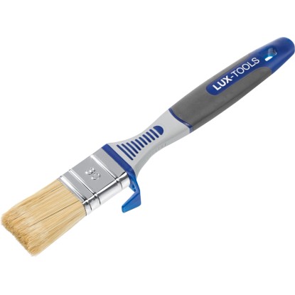 LUX-TOOLS PRO Plochý štetec na vodou riediteľné farby 3K s háčikom, 30 x 9 mm