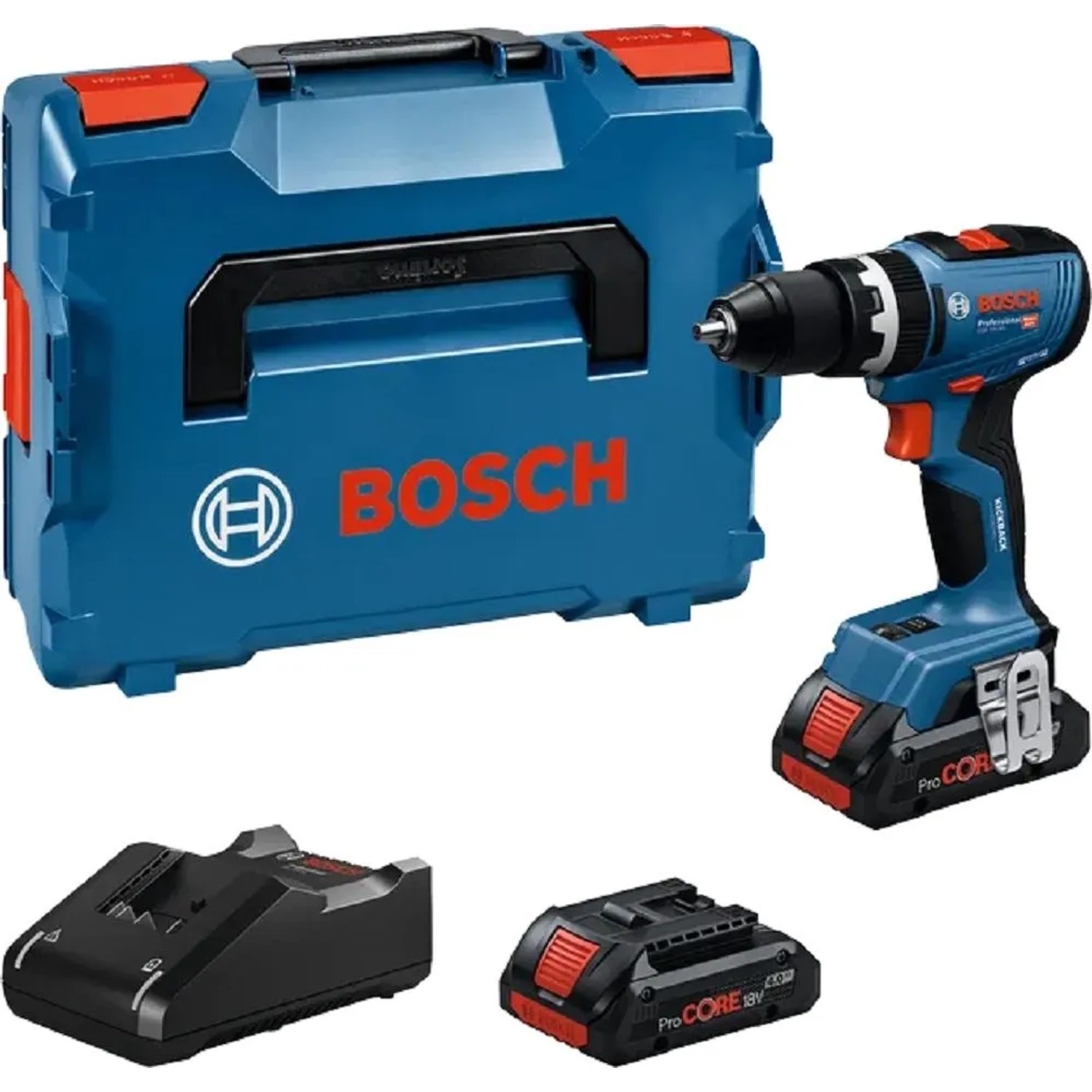 Bosch Professional Aku príklepový vŕtací skrutkovač PRE HEAVY DUTY GSB 18V-65
