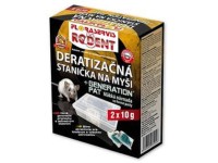 Deratizačná stanica na myši