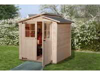 Weka Drevený záhradný domček 323 veľ. 1, prírodný, 198 x 148 cm