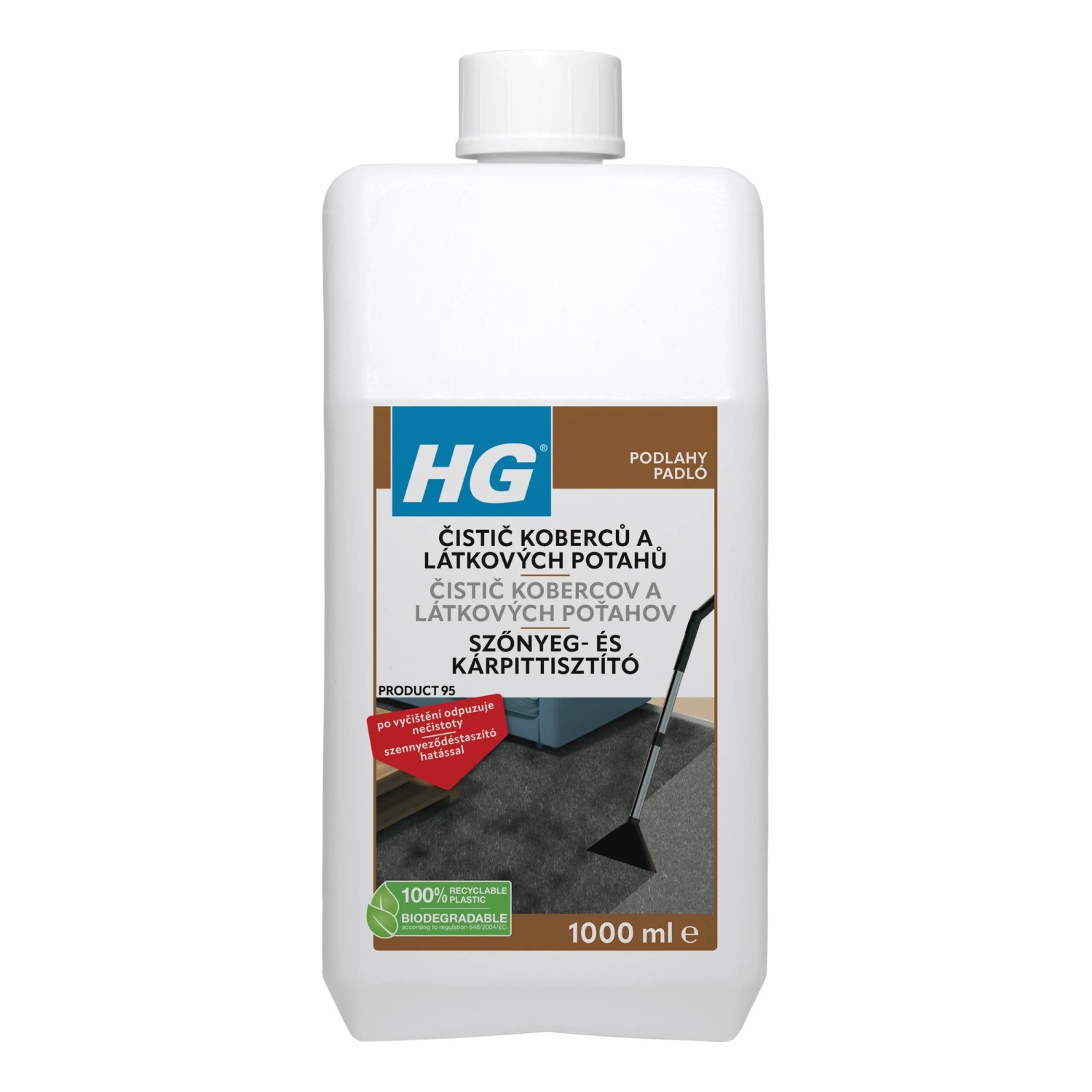 E-shop HG Čistič kobercov a látkových poťahov 1 l