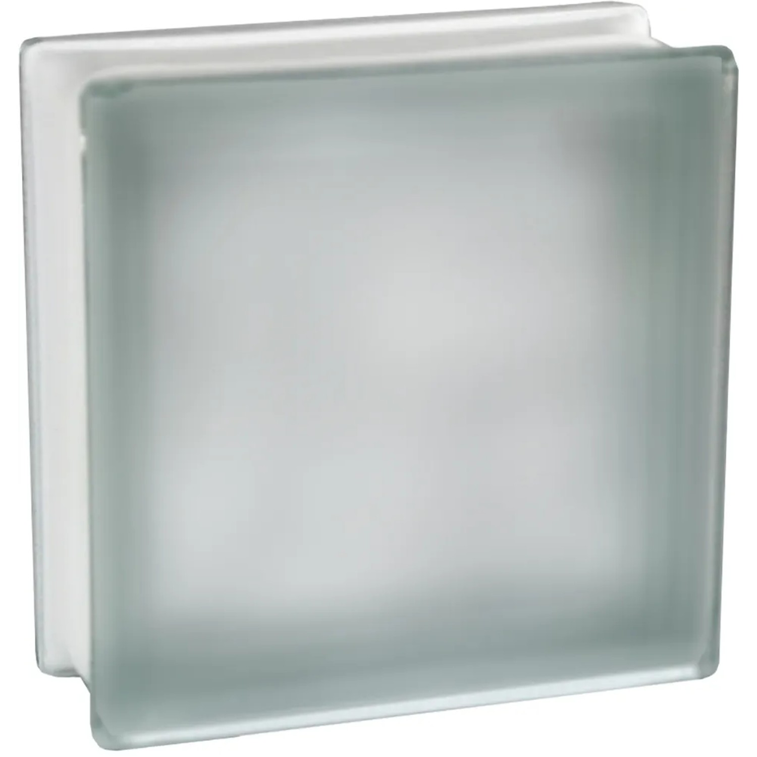 E-shop Fuchs Design Zvukotesná luxfera Clear View mliečne sklo, biela, 19 x 19 x 8 cm