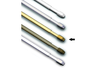 Gardinia Vitrážová tyč plochá pr. 11 mm, zlatá 40-70 cm