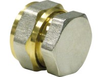 PIPETEC Závitová koncová zátka SFS16 medená, 16x2