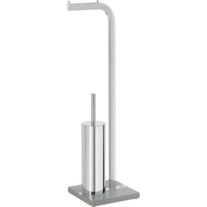 baliv Súprava WC štetky s držiakom papiera, chrómovaná, 73,3 x 20 x 26 cm