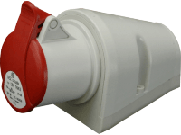 SEZ Nástenná zásuvka 400V, 32A, 4-pól, IP44