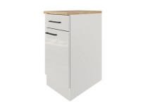 Flex-Well Kuchynská skrinka Lund spodná zásuvka + dvierka 40 x 85 x 57,1 cm