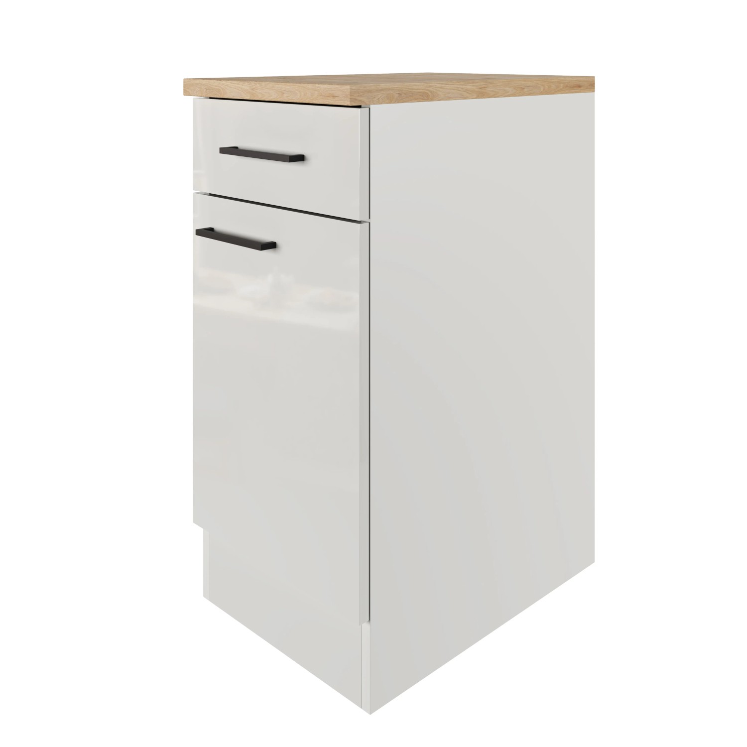 E-shop Flex-Well Kuchynská skrinka Lund spodná zásuvka + dvierka 40 x 85 x 57,1 cm
