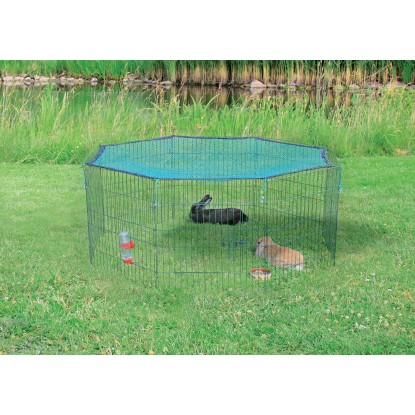Trixie Ohrada na voľný výbeh so sieťou priemer 150 cm x 57 cm zelená