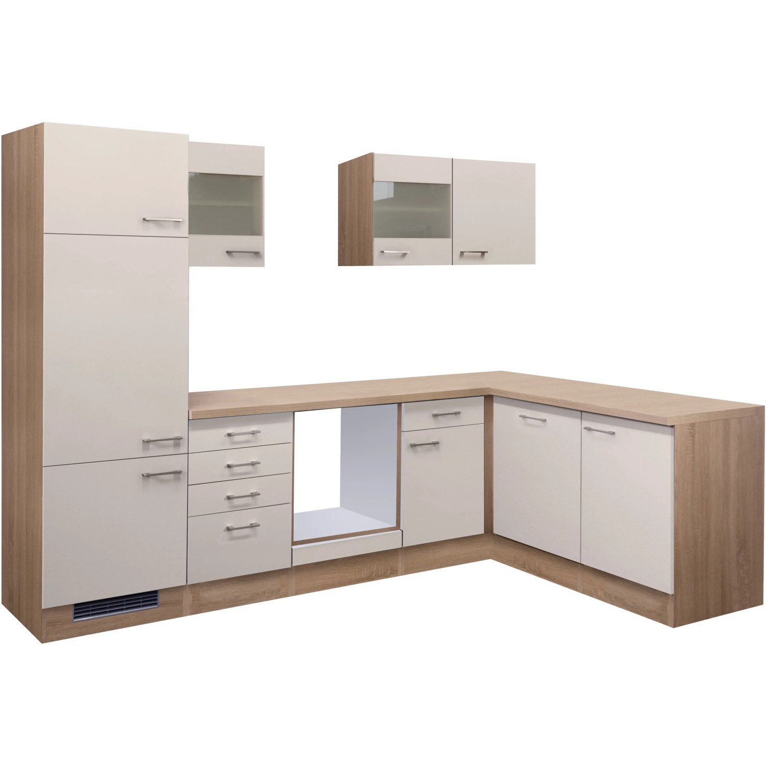 E-shop Flex-Well Kuchyňa Orlando 280x170 cm/typ 3 - bez el.spotrebičov a drezu