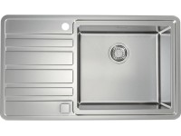 Alveus Nerezový drez Rando 50 pravý, 86 x 50 cm Alveus Nerezový drez Rando 50 pravý, 86 x 50 cm