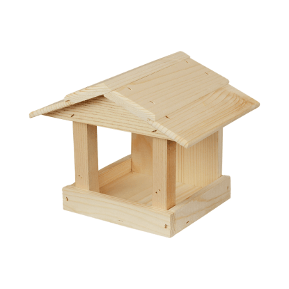 Kŕmidlo celodrevené 17 x 22 x 17 cm