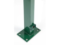 Floraworld Plotový stĺpik s navarenou základovou nosnou pätkou zelený 69 cm