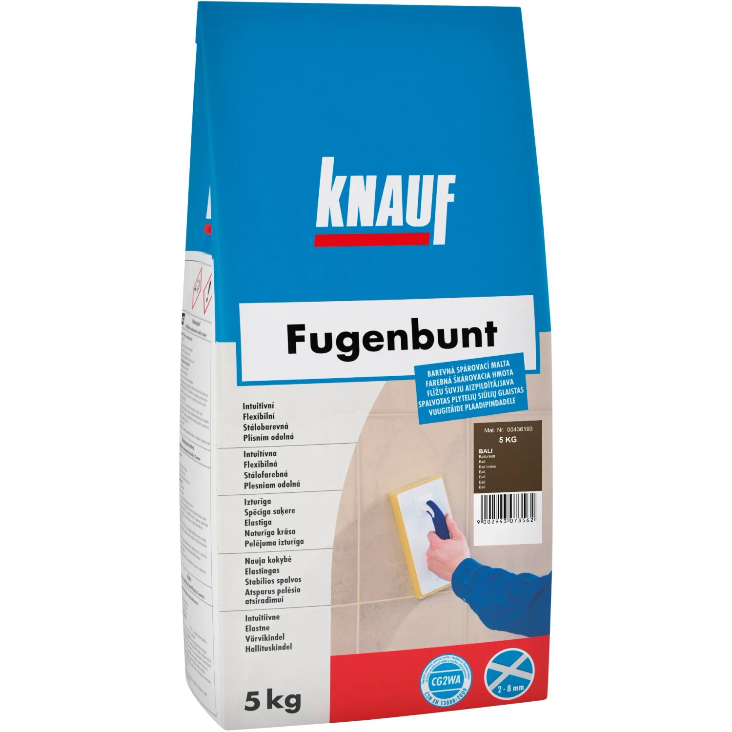 E-shop Knauf Škárovacia hmota Fugenbunt, Balibraun, 5 kg