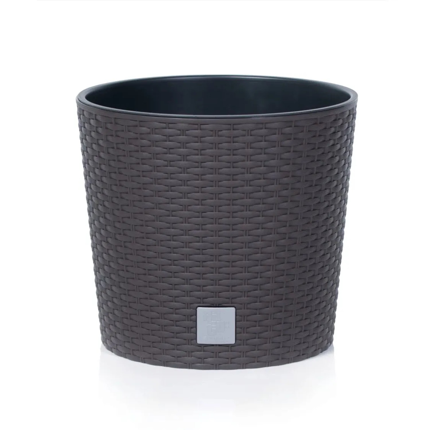 E-shop Prosperplast Kvetináč s vkladom Rato Round 20 cm, umbra