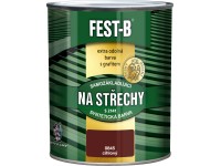 FEST-B Antikorózny náter na železo 2v1 na strechy S2141, 0845 tehlová, 800 g