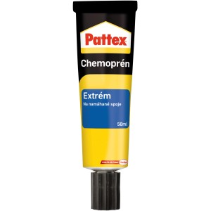 Tuba lepidla Pattex Chemoprén Extrem, žlto-čierna, 50 ml.