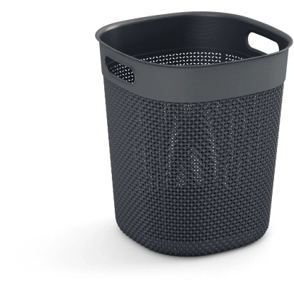 Curver Kôš na papier Filo z recyklátu antracitový, 28 x 28 x 32 cm