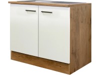 Flex-Well Kuchynská skrinka Vintea pod drez, vr. drezu, 100 x 85 x 57,1 cm