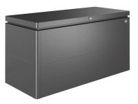 Biohort Záhradný box LoungeBox 160 tmavo sivý, 160 x 70 x 83,5 cm