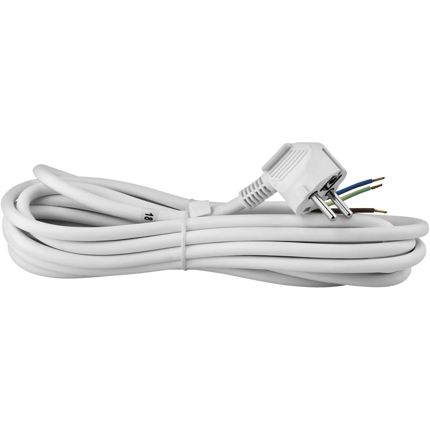 E-shop EMOS Flexo šnúra PVC biela 3 x 1,5 mm, 5 m