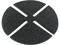 GS Terrassen Gumová podložka pod nastav.terča, protišmyk. 25 ks pr. 130 x 3 mm