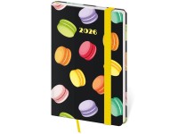 Helma 365 Diár týždenný vreckový Vario 2026, Macarons s gumičkou