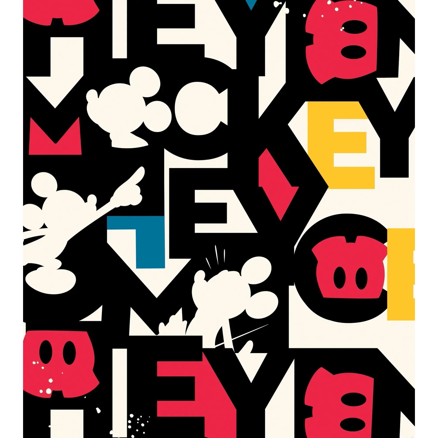 E-shop Komar Vliesová fototapeta Mickey Mixup 250 x 280 cm