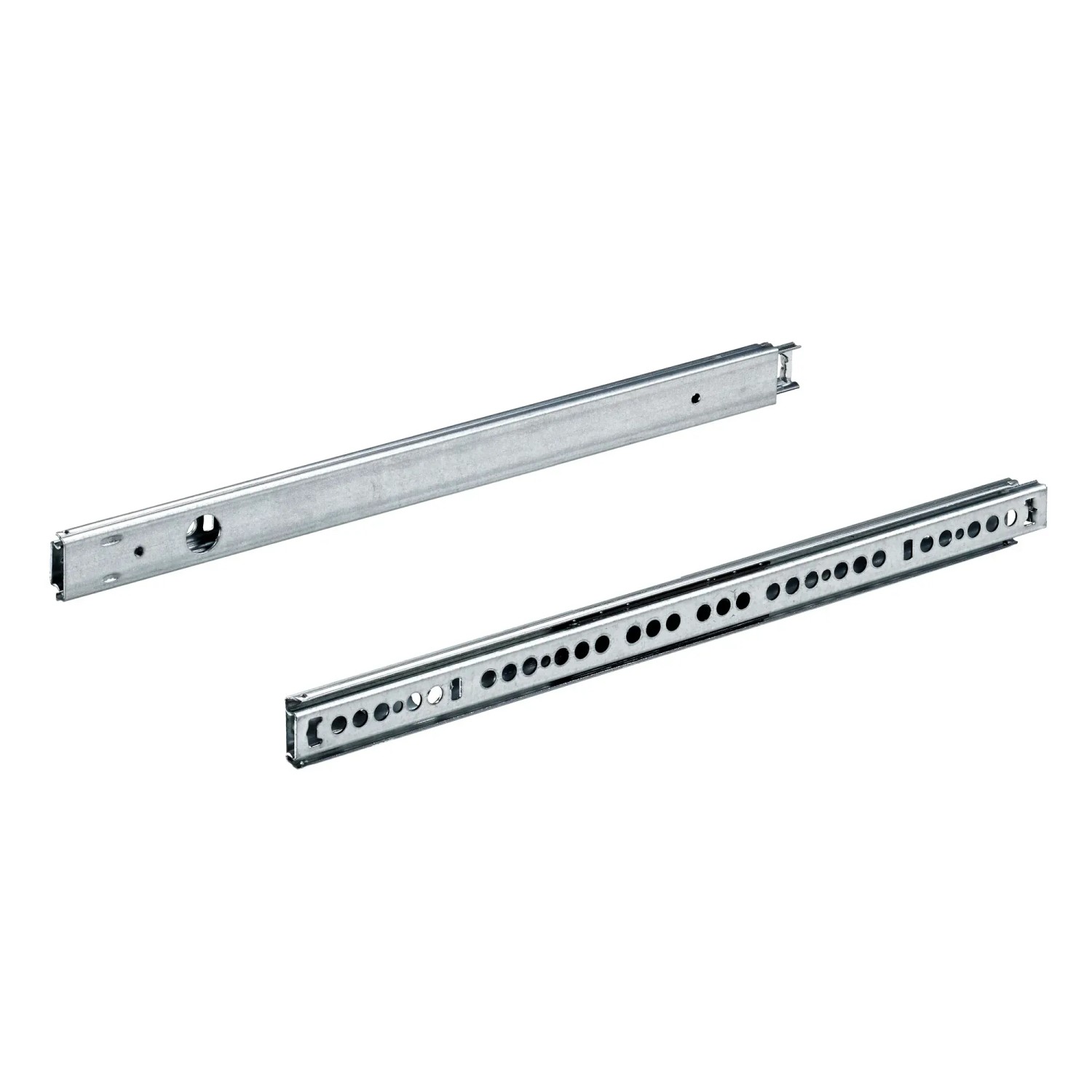 E-shop Hettich Čiastočný guličkový výsuv KA270/550 pre 27 mm drážku, 12 kg, 345-550 mm