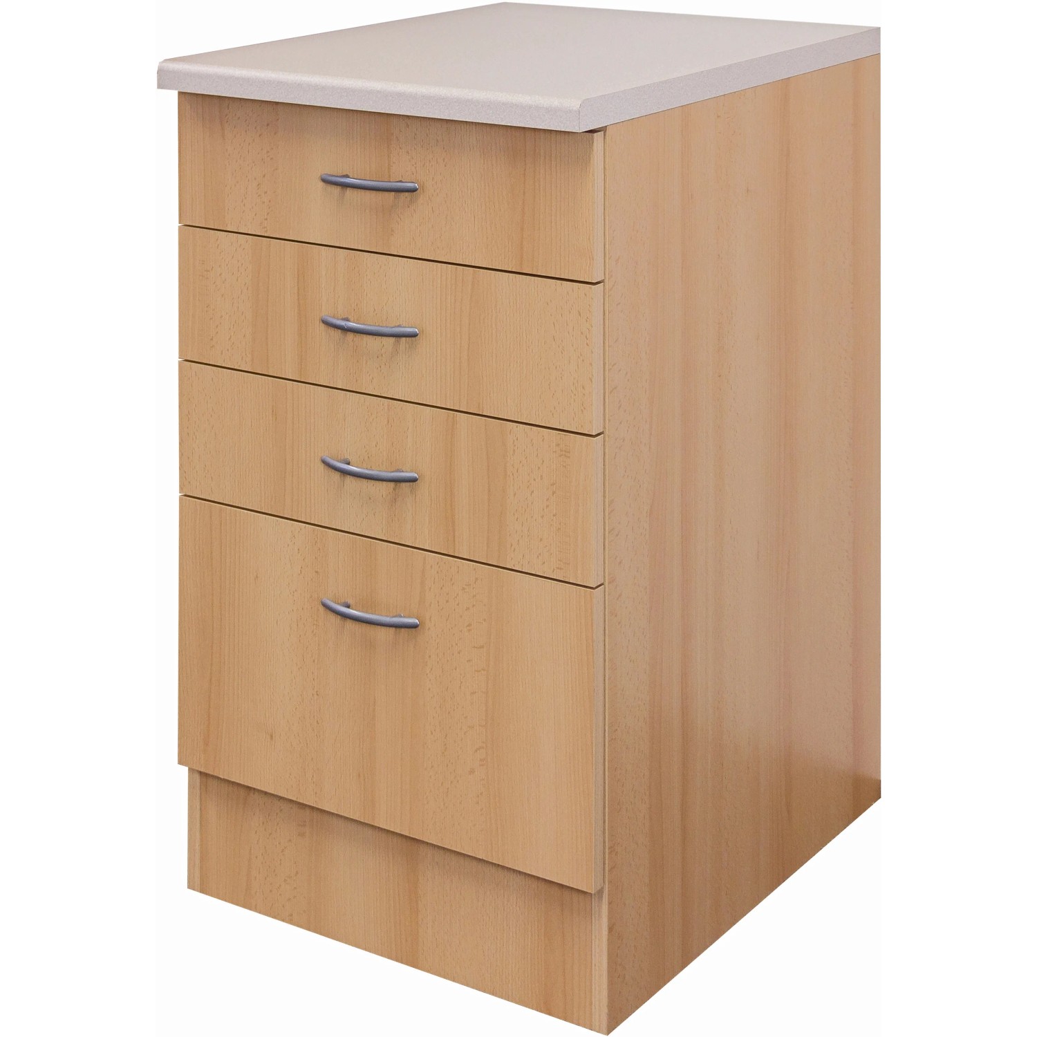 E-shop Flex-Well Kuchynská skrinka Nano spodná, zásuvky, 50 x 85 x 57,1 cm