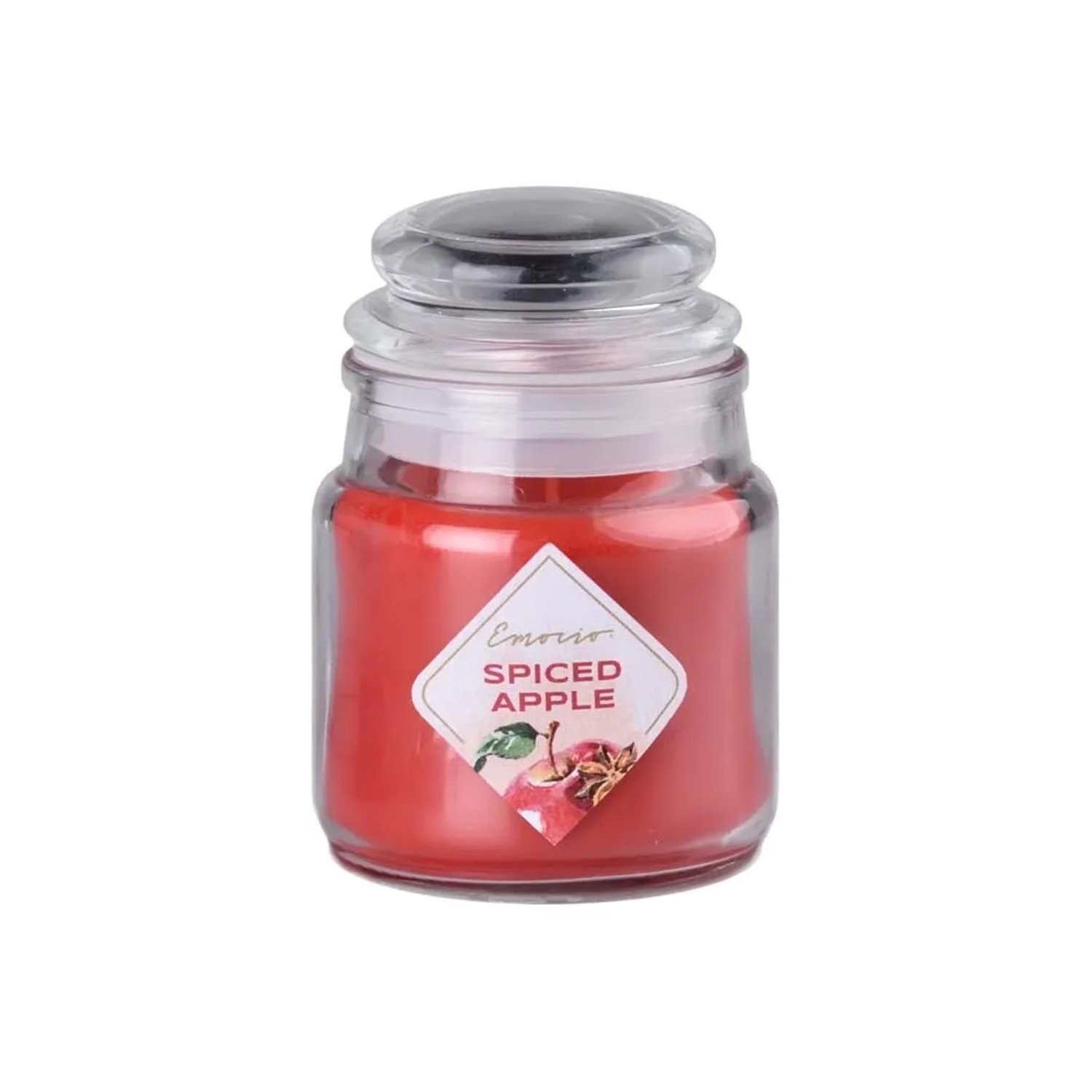 E-shop Emocio Vonná sviečka v skle s viečkom Spiced Apple 57 x 85 mm