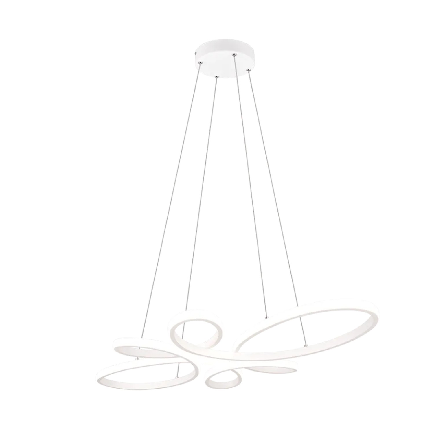 E-shop Trio Závěsné LED svietidlo FLY 32W 3900lm 4000K mat.biela 45,5 x 83 x 150 cm