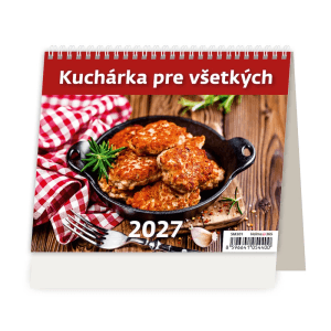 Helma 365 Stolový týždenný kalendár 2027 Kuchárka pre všetkých 17,1 x 13,9 cm