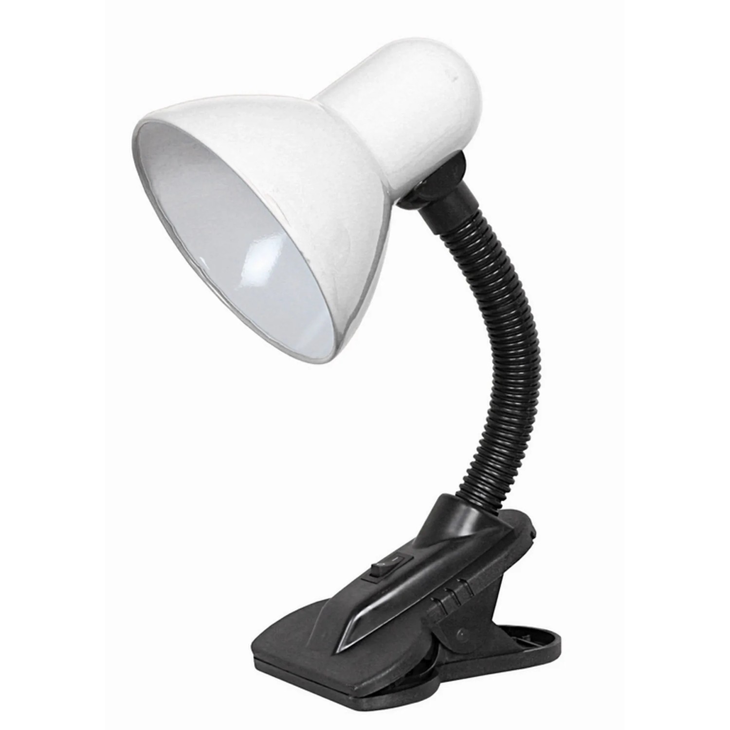 E-shop Top Light Stolná lampička s klipom 630 biela