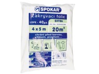 Spokar Zakrývacia fólia LDPE Extra 4 x 5 m, 40 um