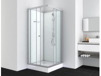 Sanotechnik Kompletný sprchovací kút Forte PS14, štvorec, 80 x 80 x 204 cm