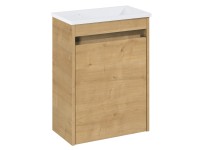 Roca Umývadlová skrinka Evelyne Basic vr. umývadla dub Hamilton 61,9x46,2x25,8cm
