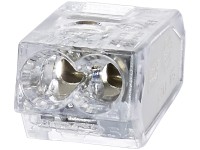 LUX Zásuvné svorky 2-pólové priemer 1 mm - 2,5 mm, 25 ks LUX Zásuvné svorky 2-pólové priemer 1 mm - 2,5 mm, 25 ks