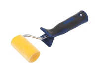 LUX-TOOLS Flockový valček 2K Softgrip čierno - modrý 7 cm